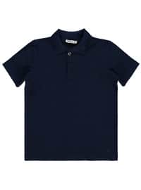 Navy Blue - Boys` T-Shirt