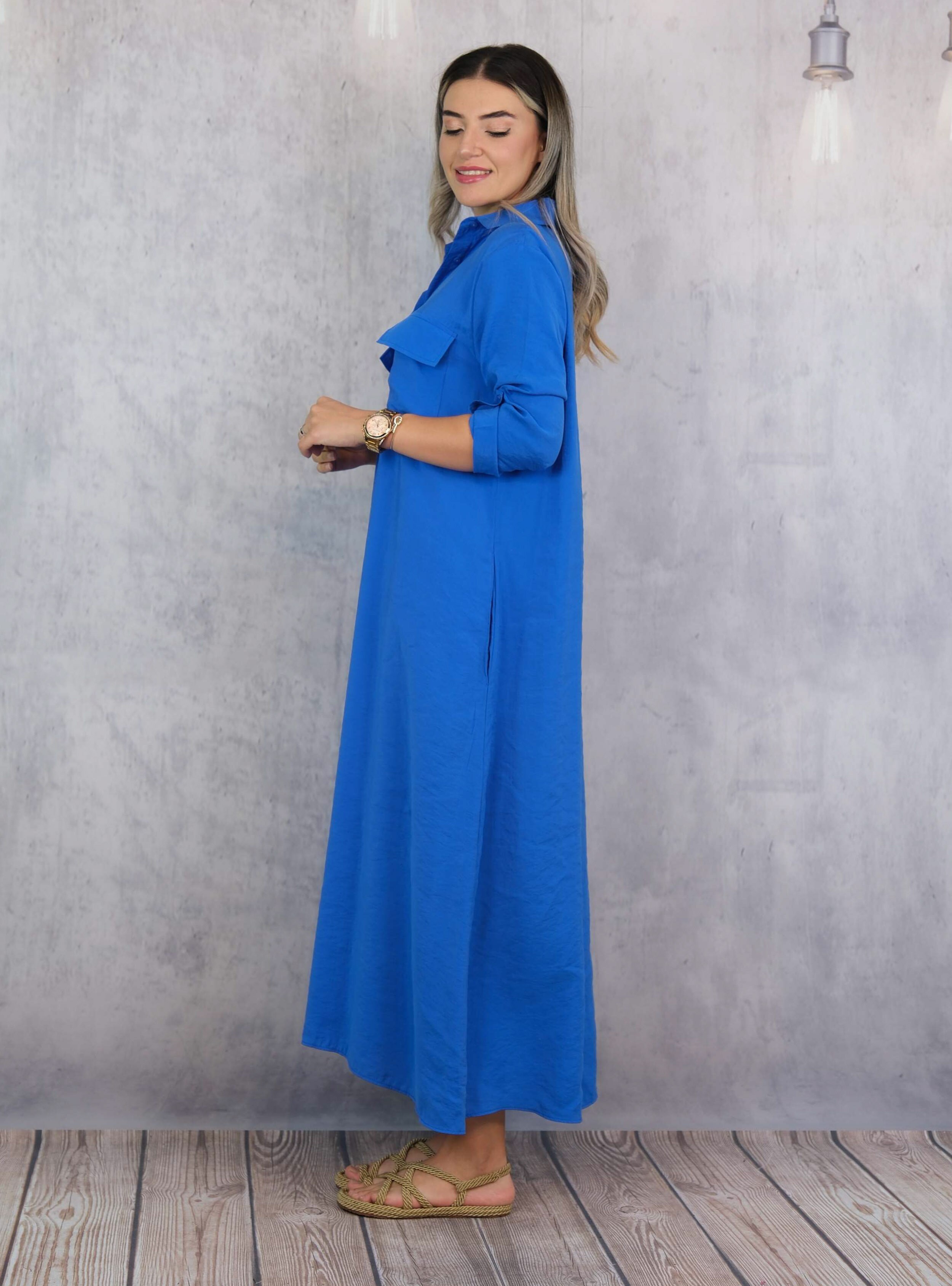 Blue - Modest Dress