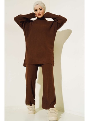 Brown - Knit Suits - Benguen