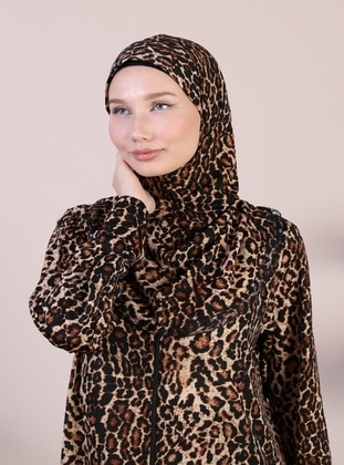 Leopard - Plus Size Dress - Ferace