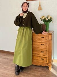Olive Green - Skirt