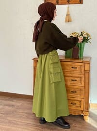 Olive Green - Skirt