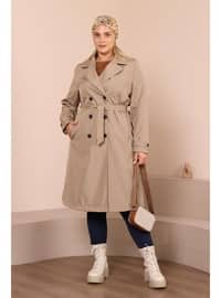  Plus Size Trench coat