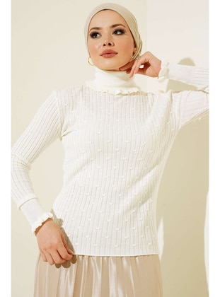 Ecru - Knit Sweaters - Benguen