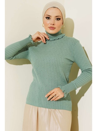 Mint Green - Knit Sweaters - Benguen