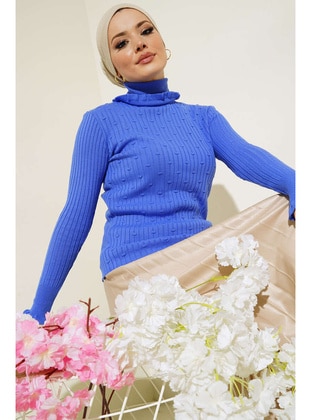 Saxe Blue - Knit Sweaters - Benguen
