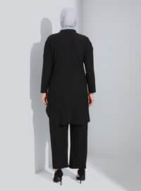 Black - Plus Size Suit