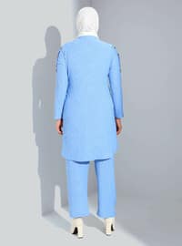 Blue - Plus Size Suit