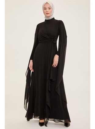 Black - Evening Dresses - Armine