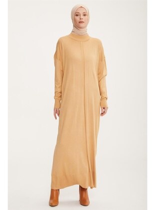 Camel - Modest Dress - Armine