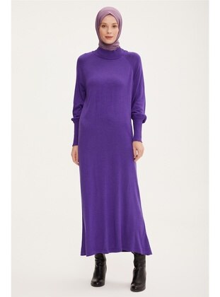 Purple - Modest Dress - Armine