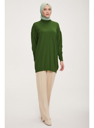 Green - Knit Sweaters - Armine