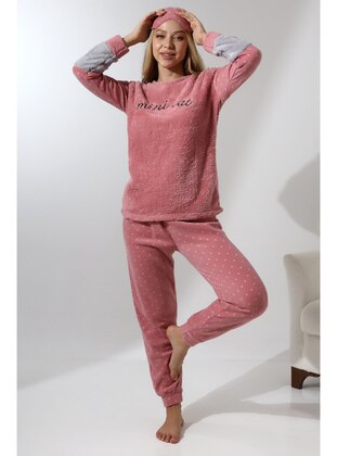 100gr - Dark Powder Pink - Pyjama Set - Wordex