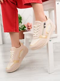 Golden color - Sports Shoes
