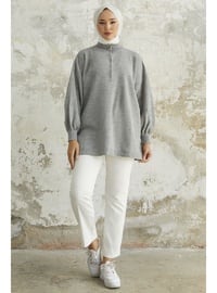 Grey - Knit Tunics