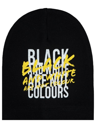 Black - Kids Hats & Beanies - Albimama