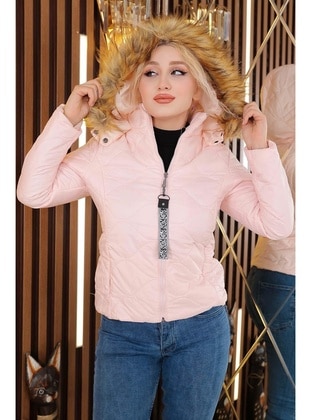 Powder Pink - Puffer Jackets - MISSVALLE