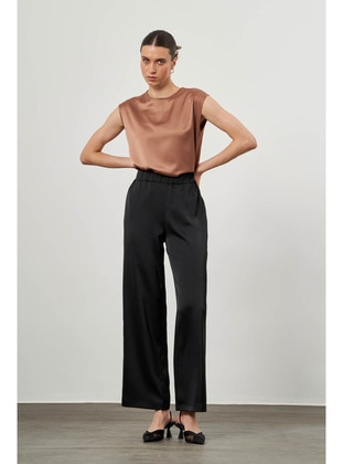 Black - Pants - MIZALLE