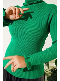 Green - Knit Sweaters