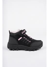 Black - Powder Pink - Boots