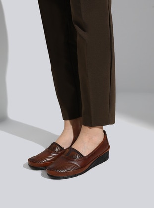 Brown - Casual Shoes - Esma Ayakkabı