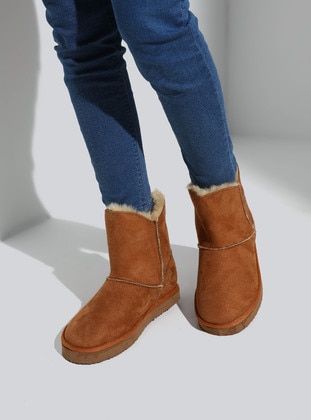 Tan - Boots - Esma Ayakkabı