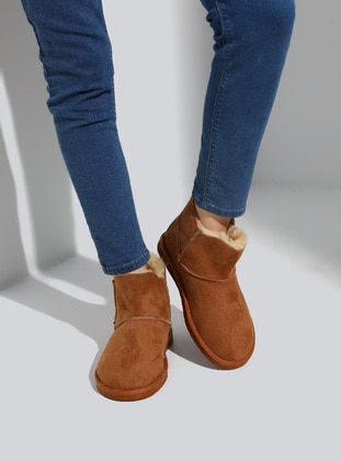 Tan - Boots - Esma Ayakkabı