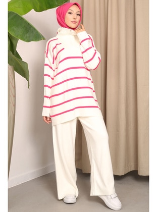 Fuchsia - Knit Tunics - İmaj Butik