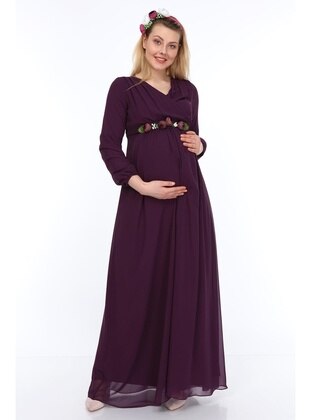 Multi - Maternity Evening Dress - IŞŞIL