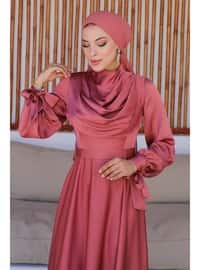 Powder Pink - Unlined - Modest Evening Dress