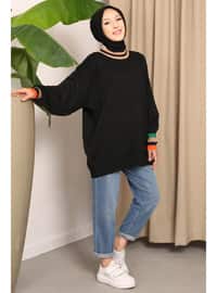 Black - Knit Tunics