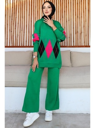 Green - Knit Suits - Benguen