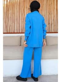 Blue - Knit Suits