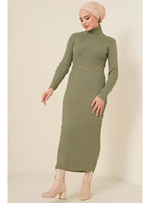 Mint Green - Knit Dresses - Benguen