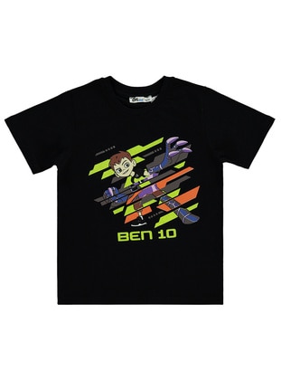 Black - Boys` T-Shirt - Ben Ten