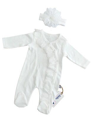 White - 100gr - Baby Sleepsuits - Sitilin