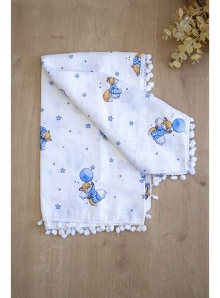 Blue - Baby Blanket - Sitilin