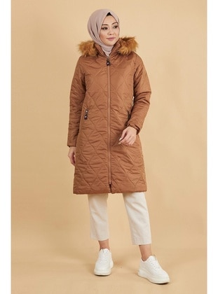 Tan - Puffer Jackets - MISSVALLE