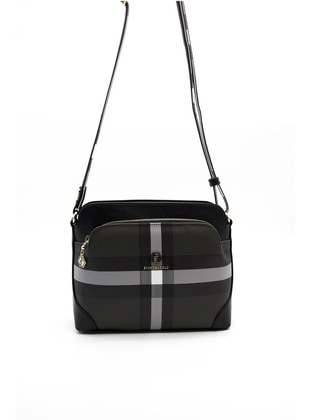Black - Cross Bag - Silver Polo