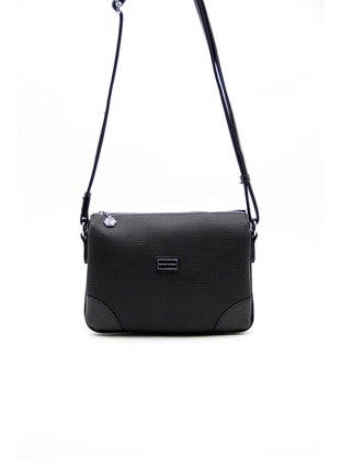 Black - Cross Bag - Silver Polo