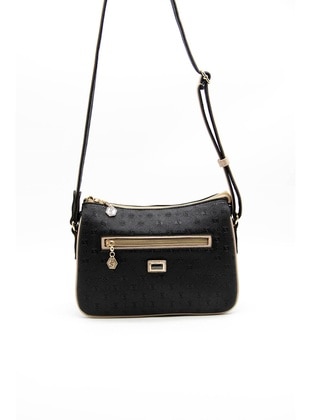 Black - Cross Bag - Silver Polo