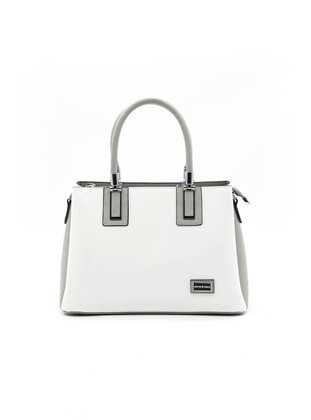 White - Clutch Bags / Handbags - Silver Polo
