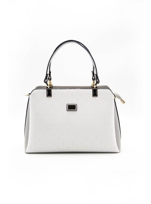 White - Clutch Bags / Handbags - Silver Polo