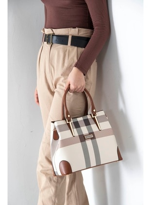 Cream - Clutch Bags / Handbags - Silver Polo