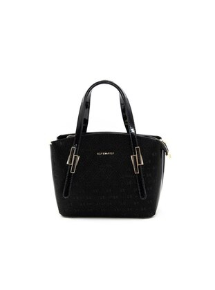 Black - Clutch Bags / Handbags - Silver Polo