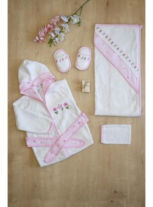 Pink - Child Towel & Bathrobe - Sitilin