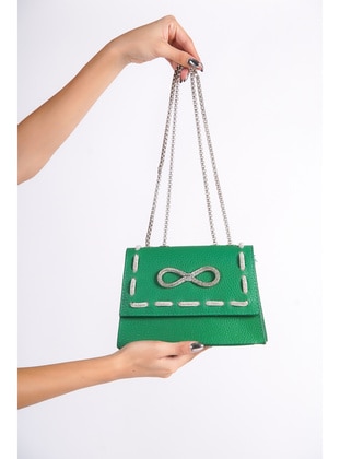Green - Clutch Bags / Handbags - Moda Değirmeni