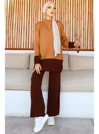 Milky Brown - Knit Suits