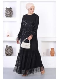 Black - Modest Evening Dress