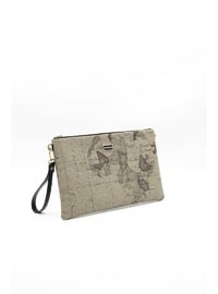 Khaki - Clutch Bags / Handbags